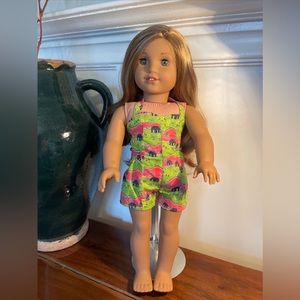 Retired Lea American Girl of Year 2016 - 18” Doll w Hawaiian Outfit